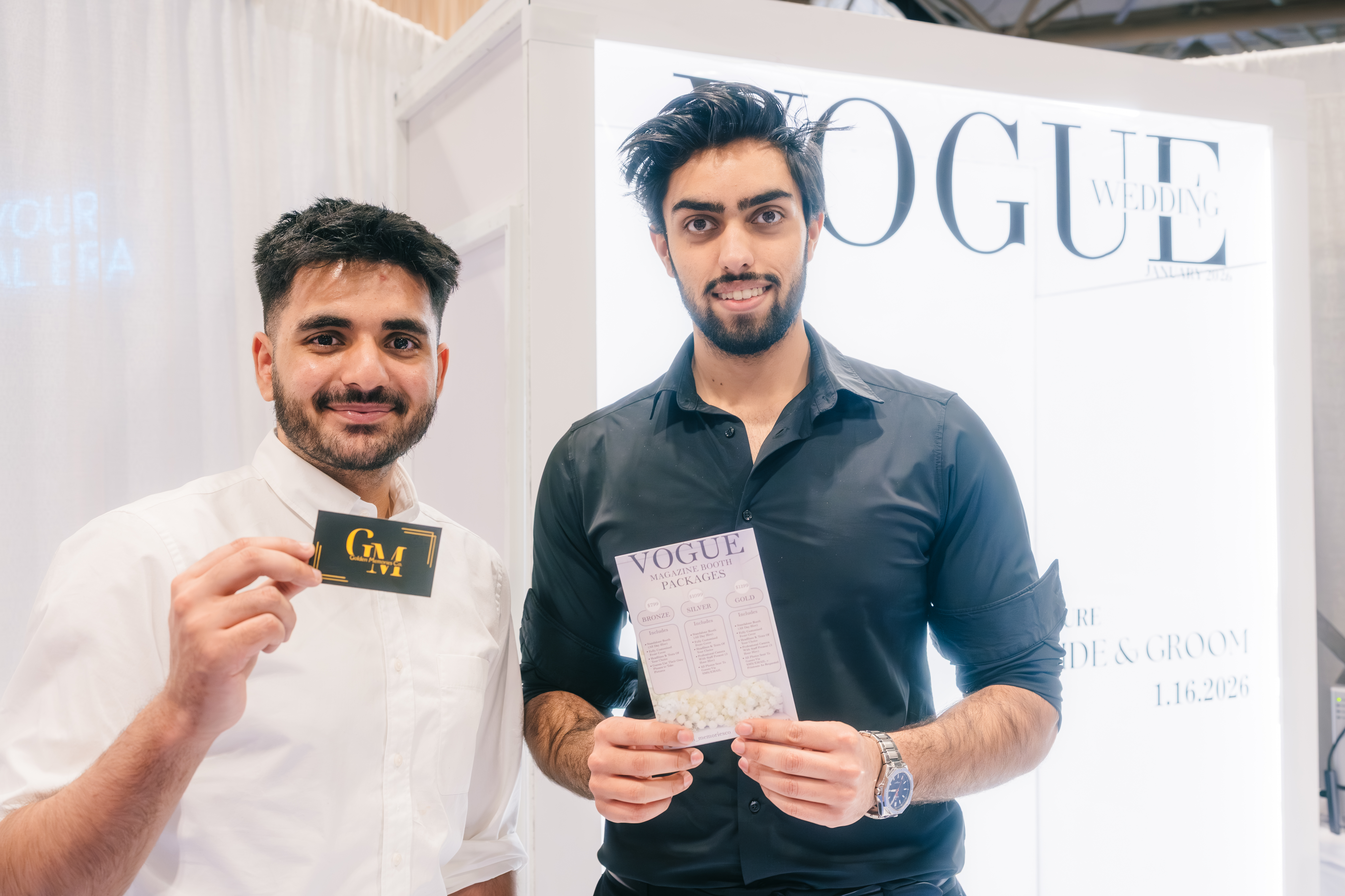 The Golden Memories Co. team at an event